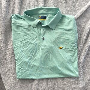 mint Green Polo Shirt with Embroidered Logo